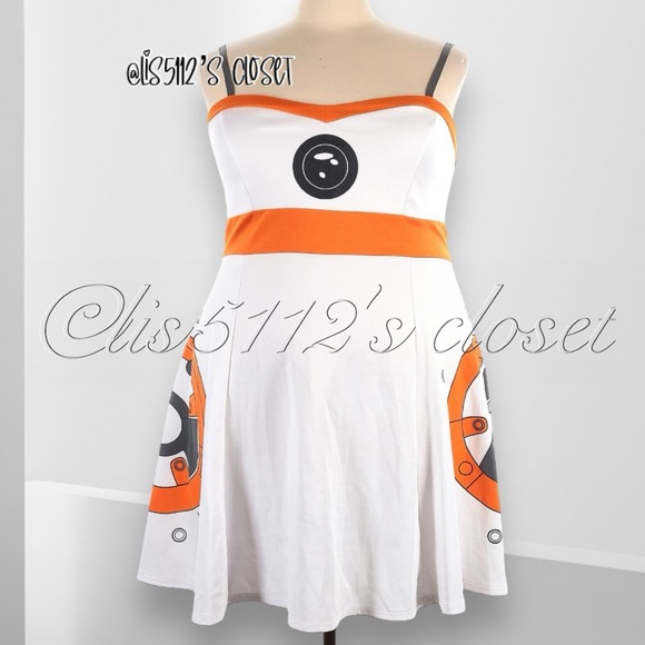 Torrid x Her Universe Disney Star Wars BB-8 Cosplay Costume Swing Dress 3X 22 24 - Picture 3 of 14